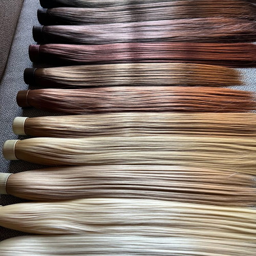 Ponytail hair extension new, 60 cm, 100 g, 12 colors, curlable