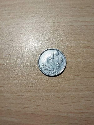 Germany 50 Pfennig 1950 F coin used
