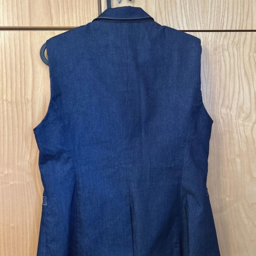 Denim vest like new, blue, size M