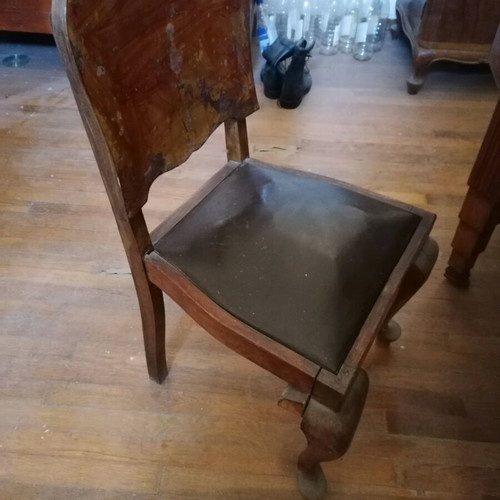 Old chairs used, set of 4 pieces