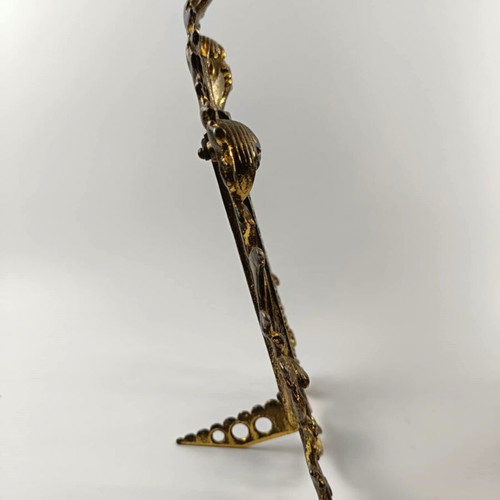 Massive brass frame large used with ornate design