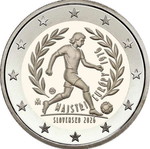 Σλοβακία 2 Ευρώ 2026 UNC αναμνηστικό νόμισμα ποδόσφαιρο