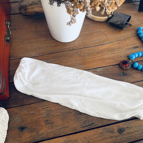 Ioanna Kourbela white elastic top, size M-L