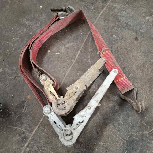 Truck tie-downs used, set of two