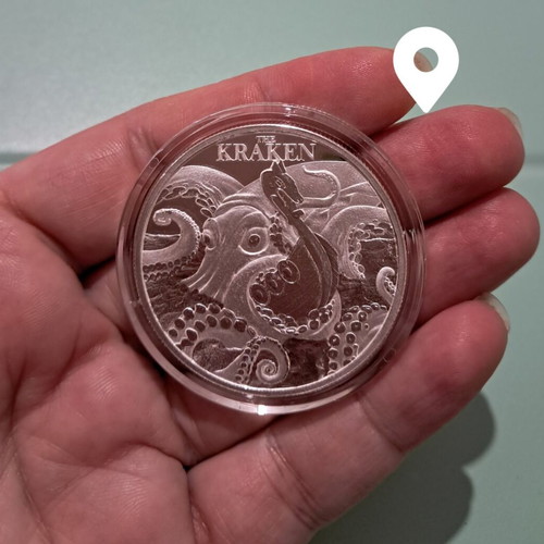 The Kraken 2026 1 oz .999 Silver Niue Dollar Coin