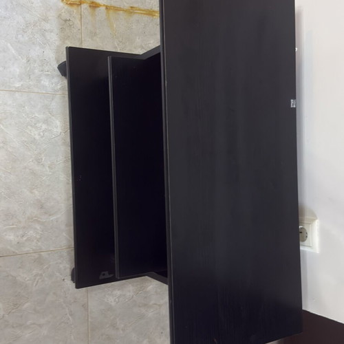 Trolley black with shelves used, mobile furniture