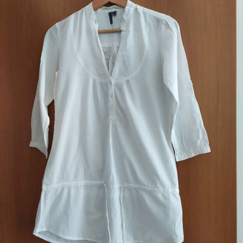 Women's beach shirt used, size M, white