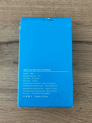 A6S Bluetooth Wireless Earbuds New