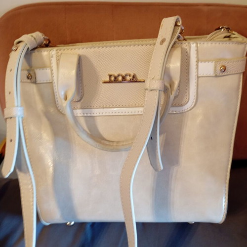 Doca crossbody bag like new, beige, summer style