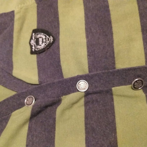 Cardigans used, pack of 2, brown and green, size 128 cm