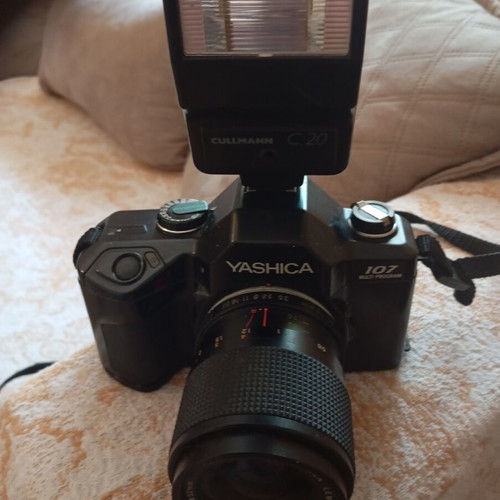 Yashica camera with flash