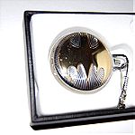  THE BATMAN POCKET WATCH STAINLESS STEEL with RETRO ART new IN COLLECTIBLE BATMAN GIFT BOX NEW