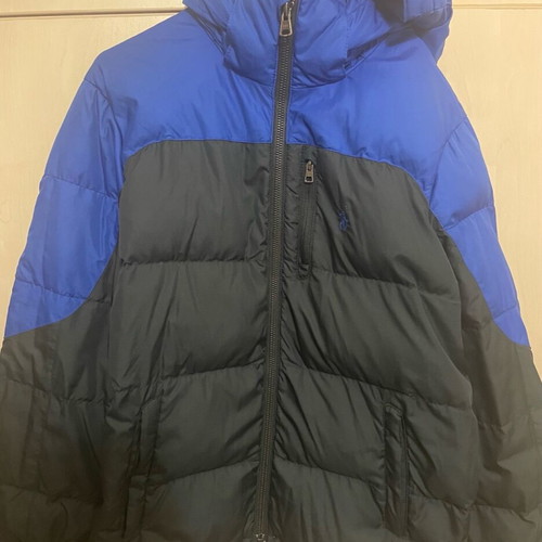 Ralph Lauren kids jacket used, blue and black, age 7-8