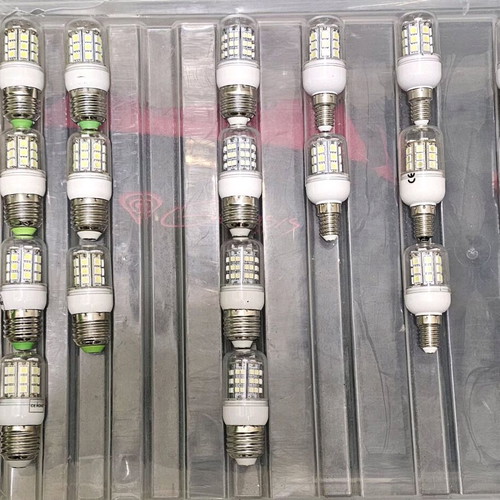 LED bulbs E27 E14 white light 6000K like new, pack of 23-24 pieces