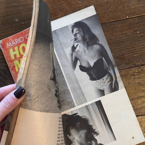 Mario Casilli Hollywood Models book used with sensual photographs
