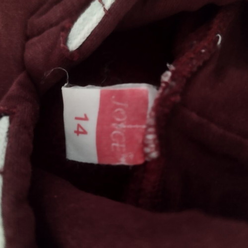 Joyce hoodie small like new, multicolor purple