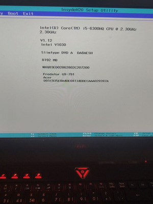 Acer Predator 15 gaming laptop, Intel Core i5, 8GB RAM, 128GB SSD
