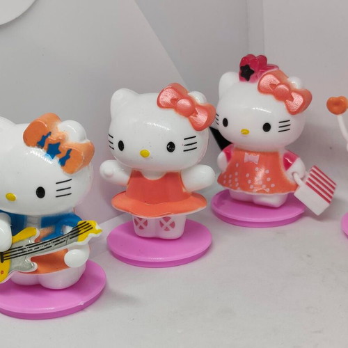Hello Kitty collectible figure set of 8, like new