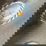  Φωτιστικό LED Βάζο 9x5.5cm με Καπάκι, Λαβή και Εναλλασόμενο χρωματιστό Φως.3 τεμάχια