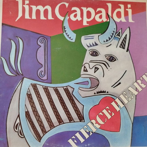 Jim Capaldi Fierce Heart LP vinyl, 1983 Greek first pressing