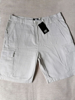 Tribute men's shorts XL cotton new, light gray