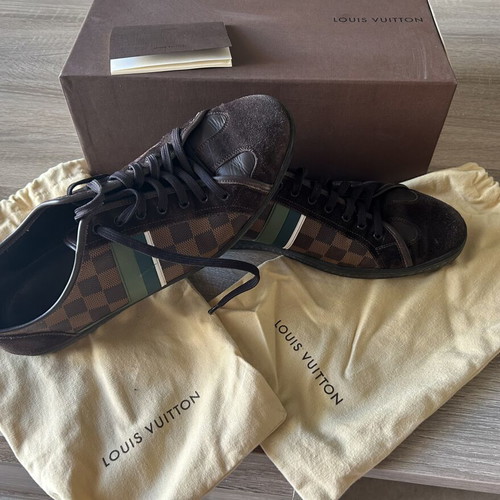 Louis Vuitton casual shoes used, size 45, brown