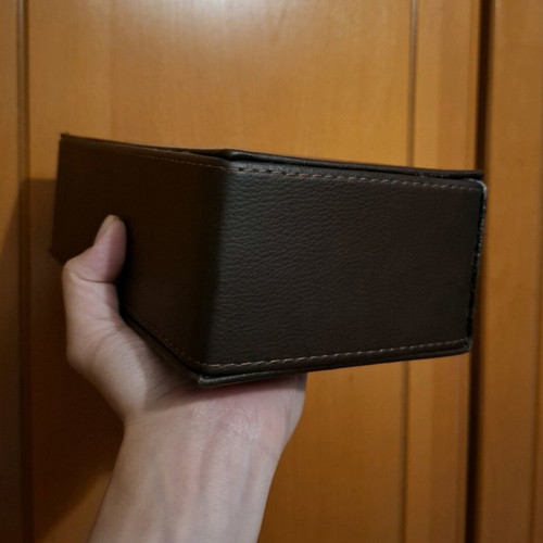 Leatherette tissue box used