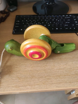 Wooden snail used from Plan Toys