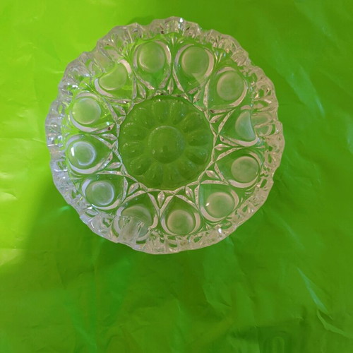 Crystal vintage ashtray like new