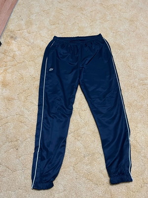 Lacoste sport tracksuit size M black and white new