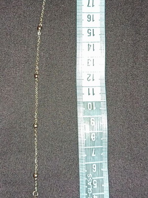 Thin silver chain bracelet brand new