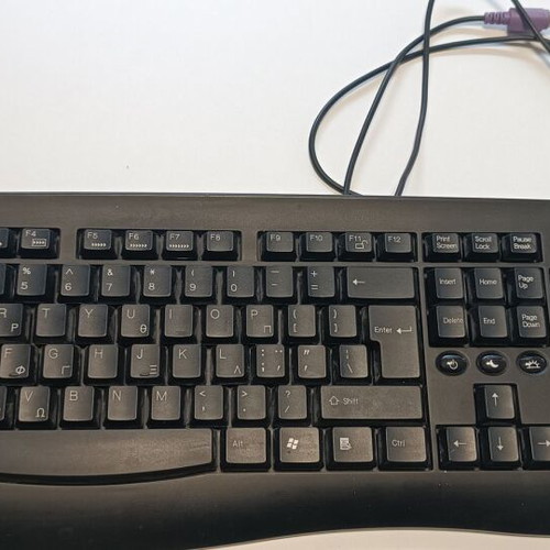 Turbo X keyboard used, black