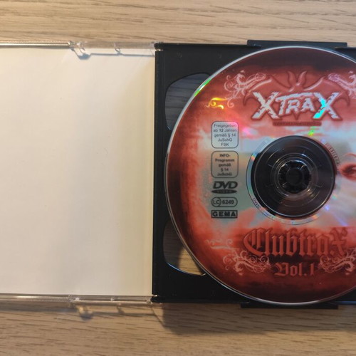 Clubtrax Vol.1 CD and DVD compilation near mint, electropop and darkwave