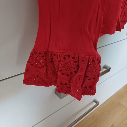 Marks & Spencer red blouse used, size medium