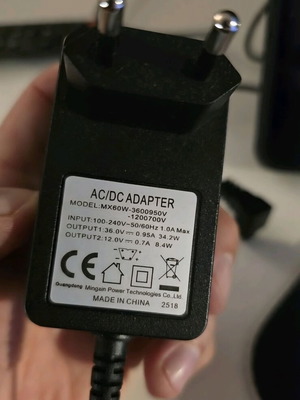 Magcubic HY300Pro MX60W-3600950V-1200700V power adapter