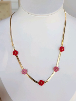 Steel Necklace New, Gold and Silver Colors