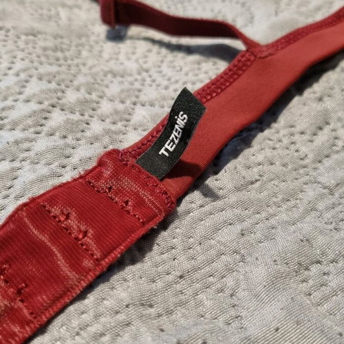 Med bralets used, 2 pieces, size small, black and red