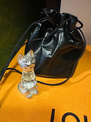 Crystal miniature cat like new