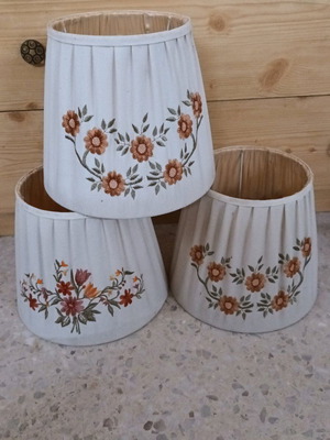 Lampshade hats like new nylon with metal frame