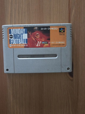 ABC Monday Night Football Super Famicom game used, NTSC-J