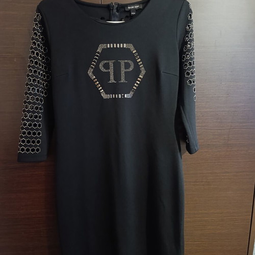 Philip Plein dress XL/42 like new, black
