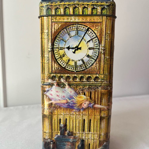Μεταλλικός συλλεκτικός κουμπαράς Peter Pan Big Ben σαν καινούργιος