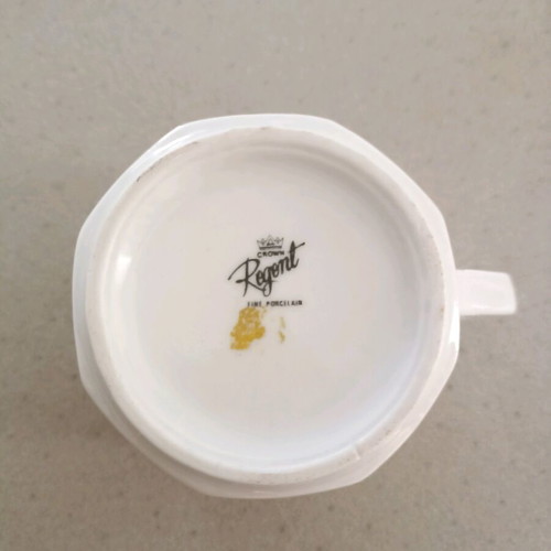 Thasos Crown Regent porcelain cup new with saucer