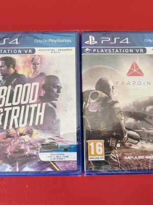 Blood and Truth and Farpoint PS4 games pack for PlayStation VR, sealed