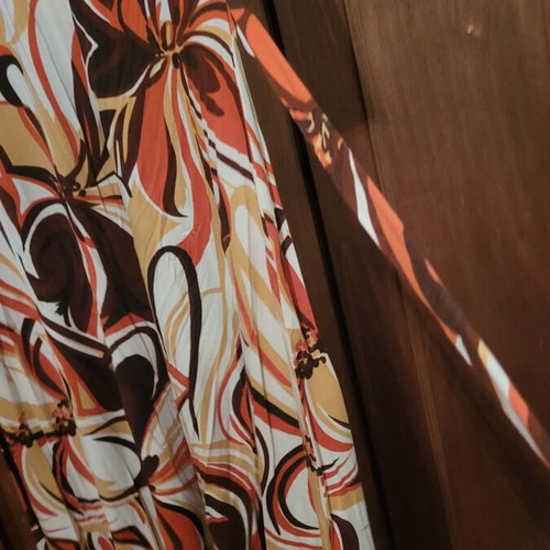 Mako dress short, like new, brown and beige