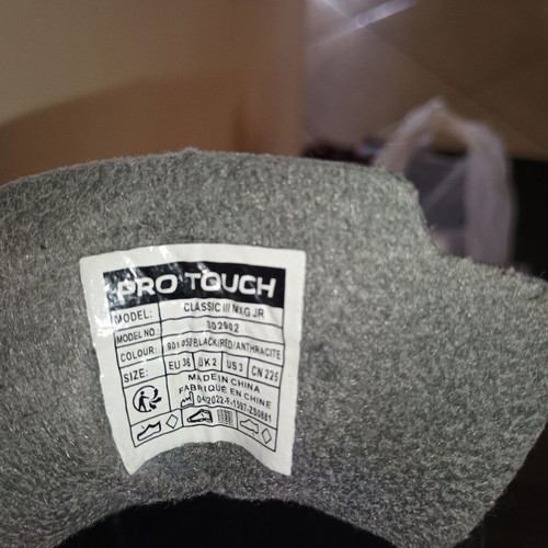 Pro Touch football shoes used, size 36, black kids