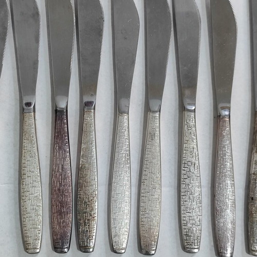 TWA Vintage Silver-Plated Cutlery Set used with Patina