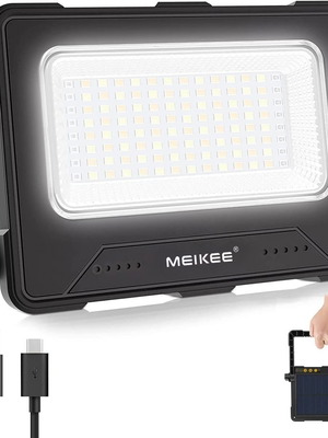 Meikee Ηλιακό LED Φωτιστικό Κατασκήνωσης 10W, 4 Λειτουργίες, Φόρτιση USB, Σαν Καινούργιο