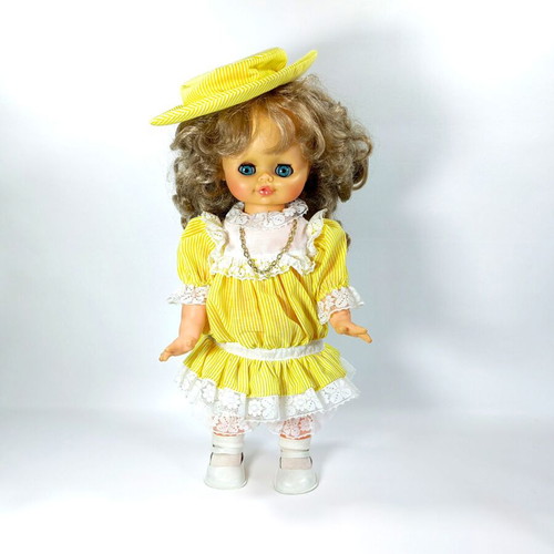 El Greco Mechanical Doll 43cm vintage, like new