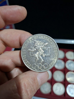 Silver coin of Mexico used